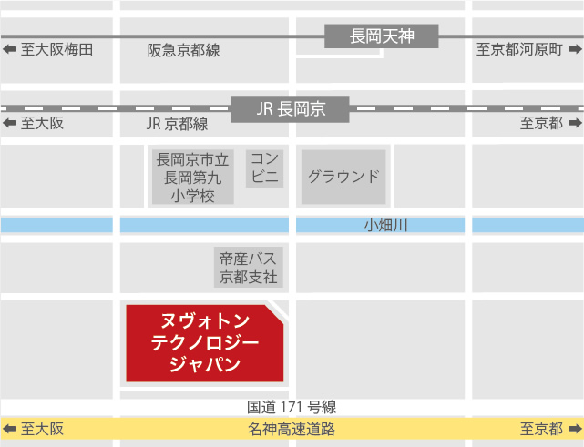 本社アクセス地図