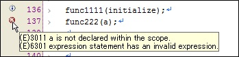 Compile error
