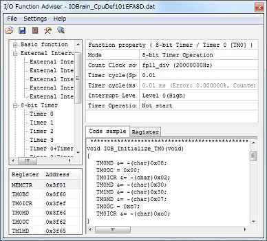 IO Brain (Sample coding for I/O control)